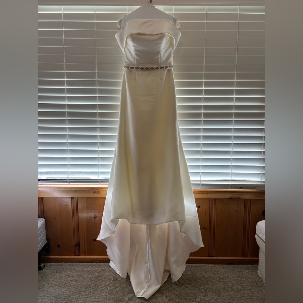 David's Bridal Ivory Wedding Dress
